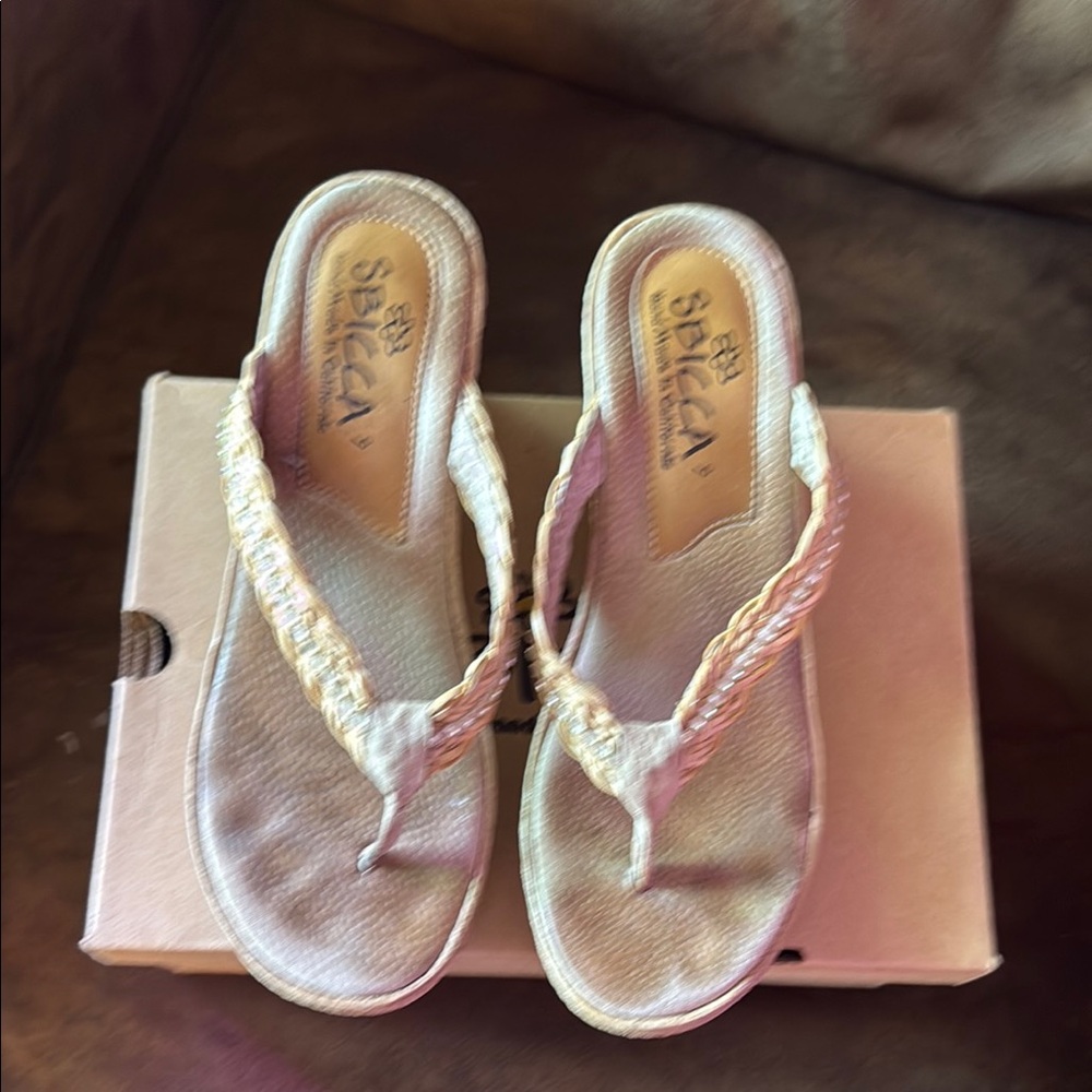 Becca Women's Gold Sandals